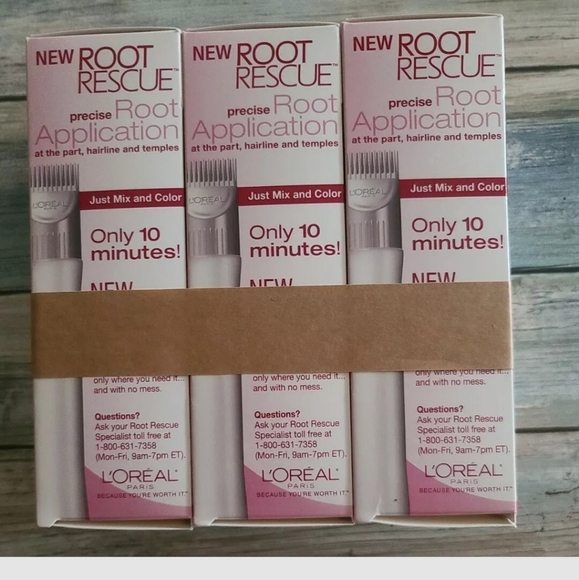 3-Loreal Paris Root Rescue Hair Color 6A Ash Brown - Picture 2 of 7